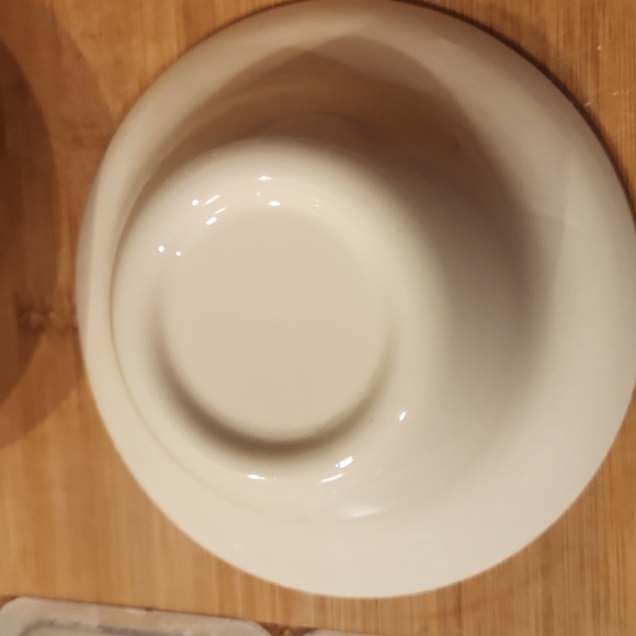 VINTAGE 4 ROYAL BLUE ONION CEREAL BOWLS - Picture 3 of 4